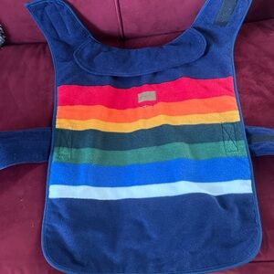 Pendleton Crater lake Dog coat with Rainbow Stripes